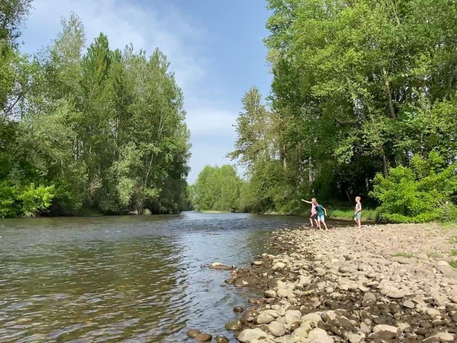 Vakantiehuis La Poire, Op Landgoed Aan De Dordogne Prudhomat Ngoại thất bức ảnh